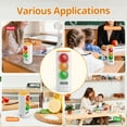 thumbnail image 3 of Traffic Light Visual Audio Digital Timer LCD Display Volume Adjustment 4 Ringtones Timers Pause Memory Function Charger Type C Cable Included, 3 of 7