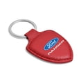 thumbnail image 2 of iPick Image for Ford Ranger Red Real Leather Shield-Style Key Chain, Official Licensed, 2 of 4