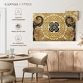thumbnail image 5 of Elephant Stock Elephant Lotus Mandala Wall Art - Horizontal Canvas Wall Art - Living Room Wall Decor - Decor Elements Canvas - Brown And Black Decor - 39" x 26", 5 of 8