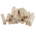 thumbnail image 2 of GUOOL 4-30pack Unfinished Woodcraft Square Dowel Rod 50mm 20 4 Pcs, 2 of 9