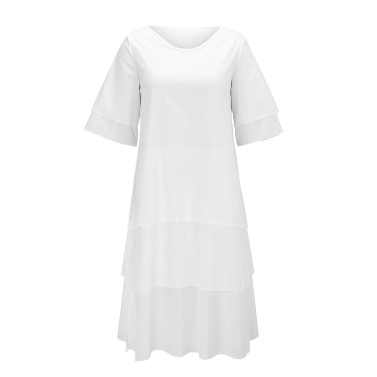 knee length dresses for ladies Main Attraction Cami Strap Maxi Dress White