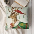 thumbnail image 3 of SHANXI Christmas Throw Pillow Covers Decorative Pillows for Couch Sofa Winter Holiday Decor 12x12in, 3 of 5