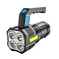 thumbnail image 1 of Flashlight LED Rechargeable Super Bright Searchlight Home Camping Hiking Spotlight Emergency Night Torch, 1 of 10