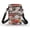 Butterfly Floral Patchwork Theme, variant on FUIALDOLG Purple Tie Dye Decoration Cell Phone Purse, 2 Layer Crossbody Bag 2 Layers Mini Purse for Hiking Running
