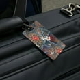 thumbnail image 2 of Crazy Flower Floral Pattern Luggage ID Tags Suitcase Carry-On Cards - Set of 2, 2 of 4