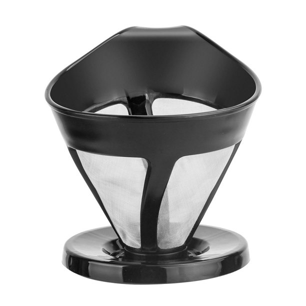 Keeping Nature Coffee Flavour Paperless Stainless Steel Metal Cone Coffee Filter Slow Drip