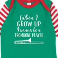 thumbnail image 4 of Inktastic Future Trombone Player Music Boys or Girls Long Sleeve Baby Bodysuit, 4 of 5