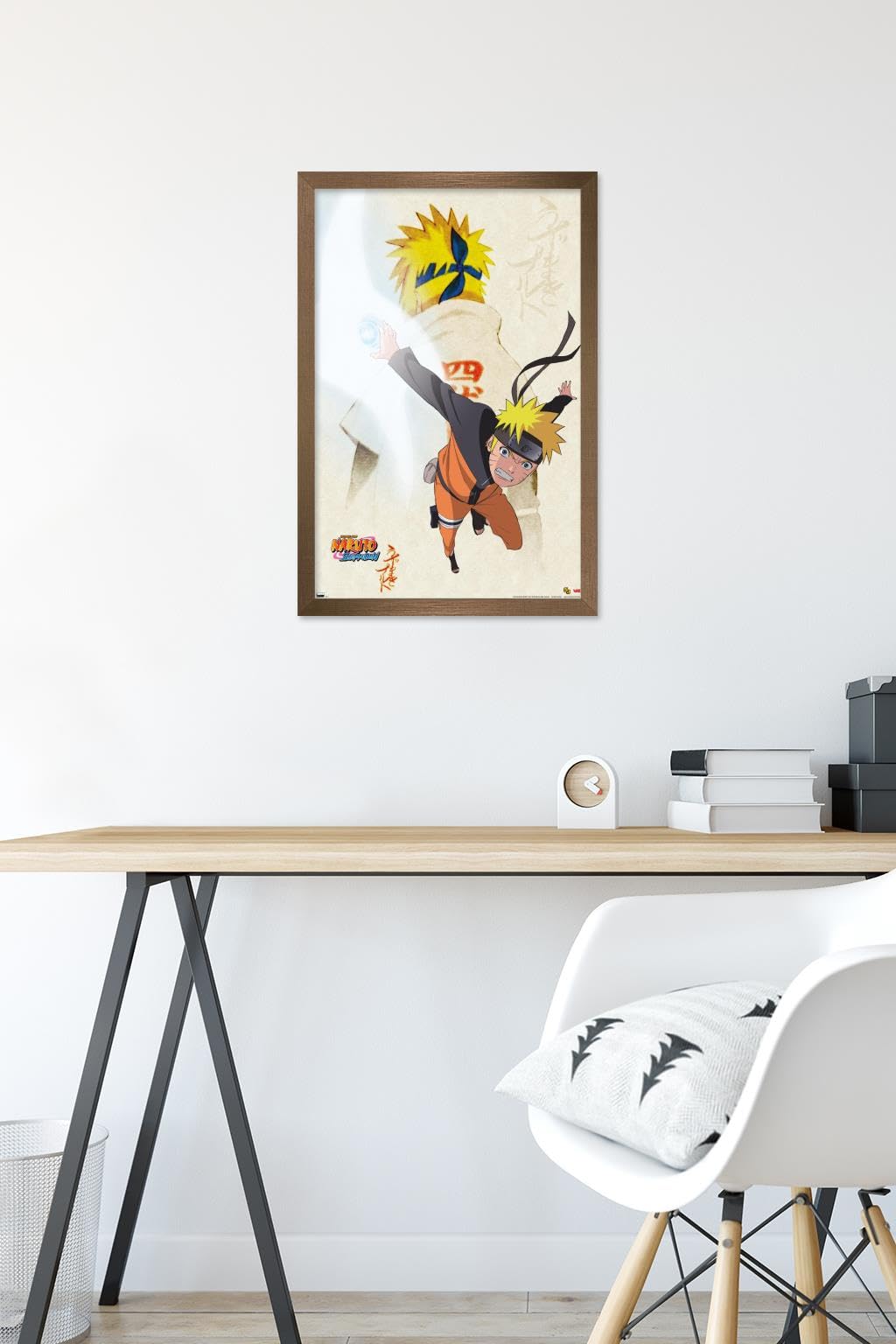 Naruto - Powers Wall Poster, 14.725" x 22.375", Framed
