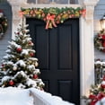 thumbnail image 5 of Rustic Christmas Swag with Decor Balls - Wedding Arch Garland for Door Lintel, Ceremony Backdrop, Wall Porch Holiday Decor, 5 of 7