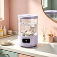 thumbnail image 5 of Gumesh Portable Mini Washing Machine, White, 4L Capacity, Digital Touch Control, Compact Design for Underwear and Delicates, USB Powered, 5 of 6