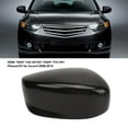 thumbnail image 3 of 76201 TA0 A01ZD, Passenger Side Mirror Cap Impact Proof Plastic Black Right Side Rearview Mirror Cover Cap Easy Install  for  2008 To 2012, 3 of 7
