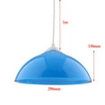 thumbnail image 7 of Semi Circular Ceiling Light Shade Cover Pendant Lampshade Pendant Lights Fixture Blue, 7 of 7
