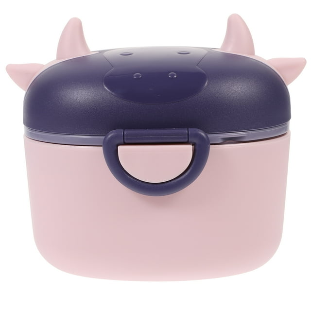 Shisuyan Contenant de Rangement pour Formule Violet Rose Scellé Étanche 1Pcs 4.9x3.7x4.1in