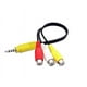thumbnail image 1 of Cable adaptador de vídeo AV a componentes para televisor TCL (3 RCA a 3,5 mm), 1 of 5
