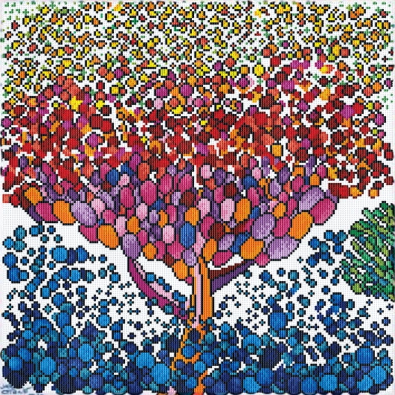 Diamond Dotz Tree on Mars Diamond Painting Kits for Adults - Diamond Art Kits a Relaxing Creative Craft Kit with Dotz Gems