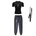 thumbnail image 1 of Anime Jujutsu Kaisen Compression Set Performance GYM Set Men‘s Athletic Workout Quick Dry Shirts+Sweatpants Unisex Sportwear, 1 of 7