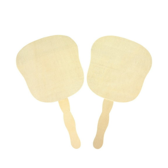 Do It Yourself Wood Fan - Craft Kits - 12 Pieces