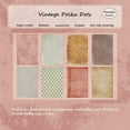 thumbnail image 3 of KARDLURY A5 Size Scrapbook Paper, 24 Sheets Single Sided Colored Vintage Pattern Craft Cardstock Decoupage Paper for Card Making Planner Junk Journal Journaling Scrapbooking Supplies, 3 of 4