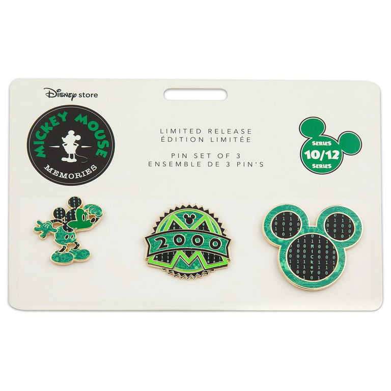 Disney Store Mickey Mouse Memories October Limited Pin Set New Sealed 