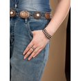 thumbnail image 4 of Anillo Ajustable Turquesa estilo Rústico Montana West Couture, 4 of 6
