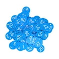 thumbnail image 4 of 100 etiquetas redondas con números para colmena, con agujero, para apicultura (azul y blanco), 4 of 14
