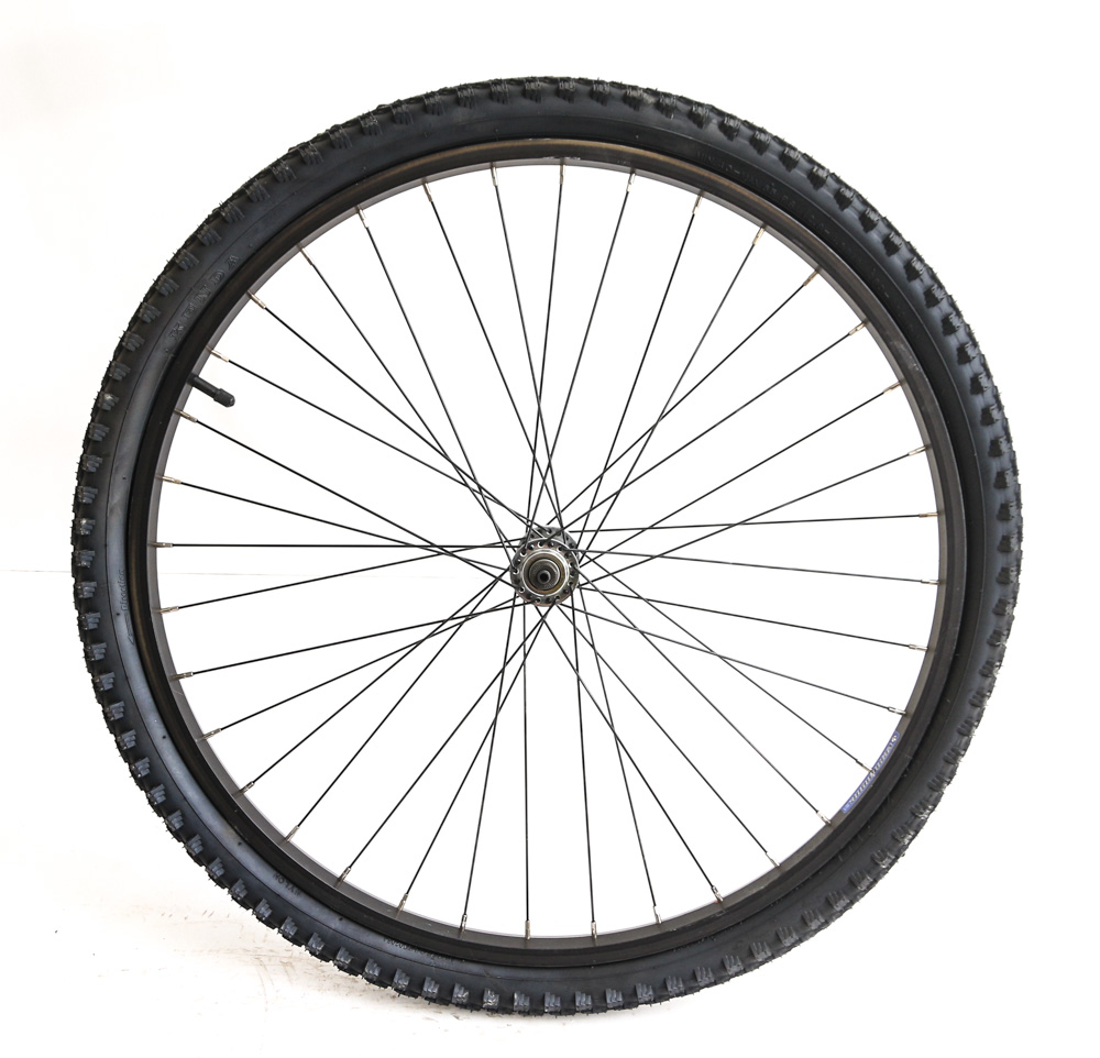 26" Veronique Hybrid / Mountain Bike Front Wheel + Tire QR Black NEW