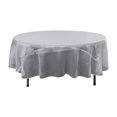 thumbnail image 1 of LA Linen TCOrgz90R-GreyO41 Nappe Ronde en Organza Transparent, Gris - 90 Po., 1 of 1
