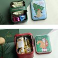 thumbnail image 2 of 3pcs Christmas Cartoon Tinplate Storage Box Tinplate Candy Box Candy Case Christmas Gift, 2 of 9