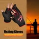 thumbnail image 5 of Guante de pesca de flecha unisex con corte de 3 dedos Guantes de pesca antideslizantes (negro rojo) Likrtyny Deportes al aire libre Salida diaria Juego de fiesta, 5 of 8