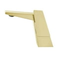 thumbnail image 2 of Carre Single Hole, Single-Handle, Bathroom Faucet in Brushed Gold, 2 of 12