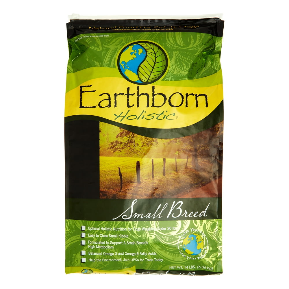 Earthborn Holistic Small Breed Natural Dry Dog Food, 14 LB Walmart