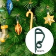 thumbnail image 6 of kowaku 120 Pieces Christmas Gutter Clips Christmas Light Hooks Wind Chimes Ornaments Outdoor Light Mounting Clips Gutter Light Clips green, 6 of 9