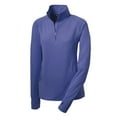 thumbnail image 7 of Yellow Rooster Women's Sport Wick Stretch 1/2 Zip Pullover Iris Purple S, 7 of 7