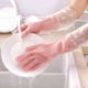 thumbnail image 5 of Guantes de Limpieza para Lavavajillas 3 Pares - Guantes de Goma Reutilizables Antideslizantes LavanderíA Cocina JardineríA Guantes DoméSticos 42CM, 5 of 5
