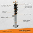 thumbnail image 3 of Maxpeedingrods Full Coilovers Kits for BMW E36 3 Series 24 Ways Adj Damper Shock Absorbers Fits select: 1999 BMW 323 IC, 1996-1997 BMW 328 I AUTOMATIC, 3 of 8