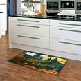 thumbnail image 5 of Coolnut Funny Halloween Pumpkin Kitchen Rugs 39×20 in,Non Slip Washable Cushioned Carpets Polyester AntiFatigue Comfort Porch Floor Mat Halloween Decoration, 5 of 7