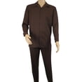 thumbnail image 2 of Men's MONTIQUE Two Piece Set Walking Leisure Suit Long Sleeves 1641 Brown, 2 of 7