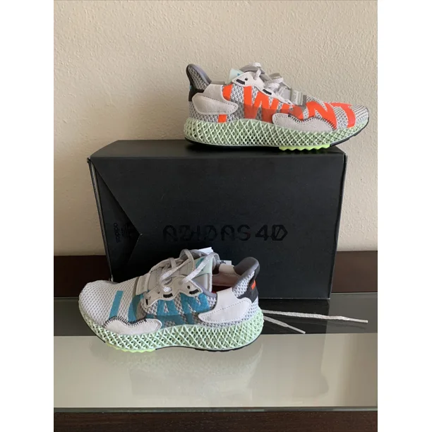 Size 5 Adi-das ZX 4000 4D 'I Want, I Can' EF9624 Shoes Sneaker Trainer Men’s