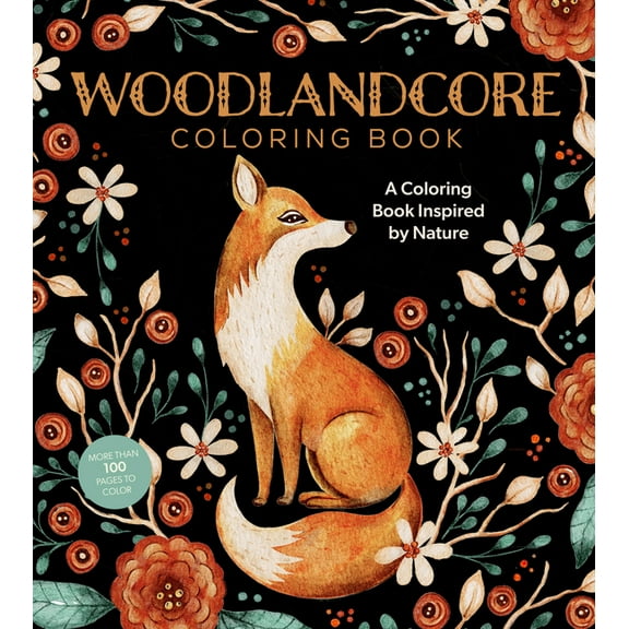 Chartwell Coloring Books Woodlandcore Coloring Book: A Coloring Book Inspired by Nature, (Paperback)
