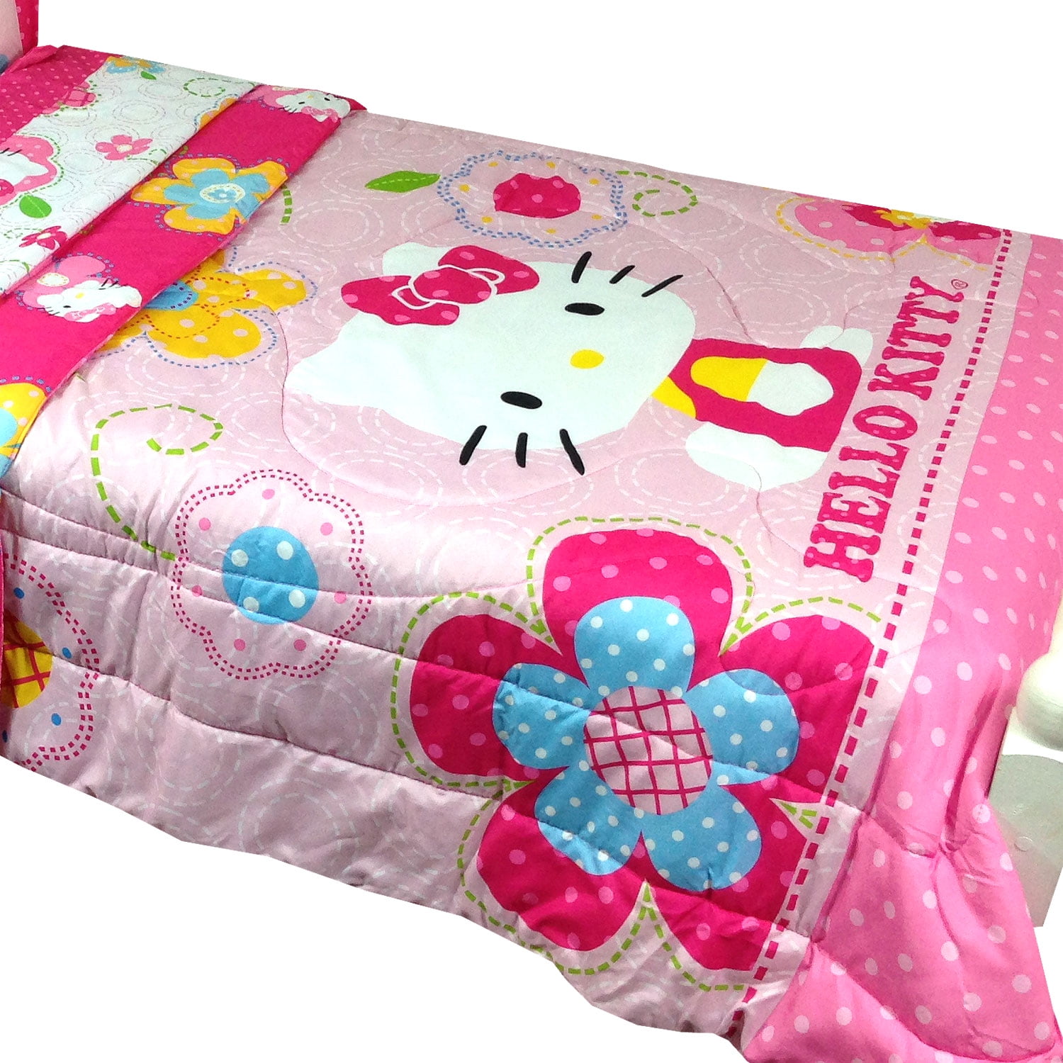 Hello Kitty "Floral Boutique" Twin Comforter Set