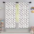 thumbnail image 5 of Blackout Kids Curtains,White Cow Milk Pattern Childrens Insulated Curtains Set Of 2,Bedroom Essentials,Toddler Room Decor 42x63in(106x160cm), 5 of 5