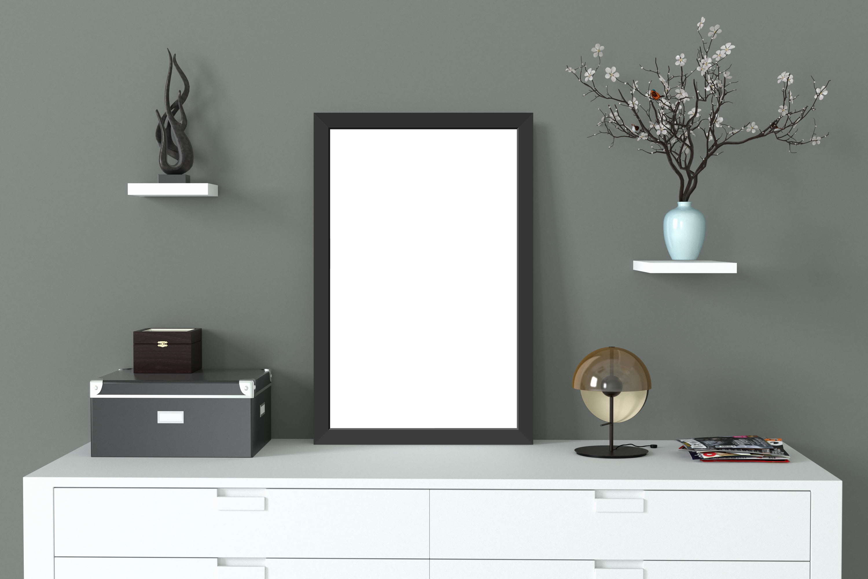 PFF PictureFrameFactoryOutlet - 20x26 Inch - Premium 1.25" Black Profile - Picture Frame for Artwork, Puzzles, Photos, Certificates