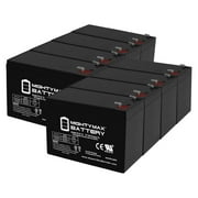 12V 9Ah SLA Battery for Nodac OCB-3904DV Access Control - 8 Pack