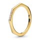 thumbnail image 3 of 2024 New 18K Gold Plated 925 Silver Ring Zircon Sparkling Double Band Heart Finger Ring Women Original Ring Fine Jewelry, 3 of 5