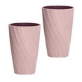 thumbnail image 3 of 2pcs Home Tooth Mug Portable Gargle Cup Simple Toothbrush Cup Travel Toothbrush Holder (Pink), 3 of 7