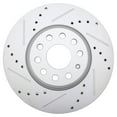 thumbnail image 4 of TRQ Drilled Brake Rotor Set Fits Select 2010-20186 Audi 2012-2020 Volkswagen, 4 of 8