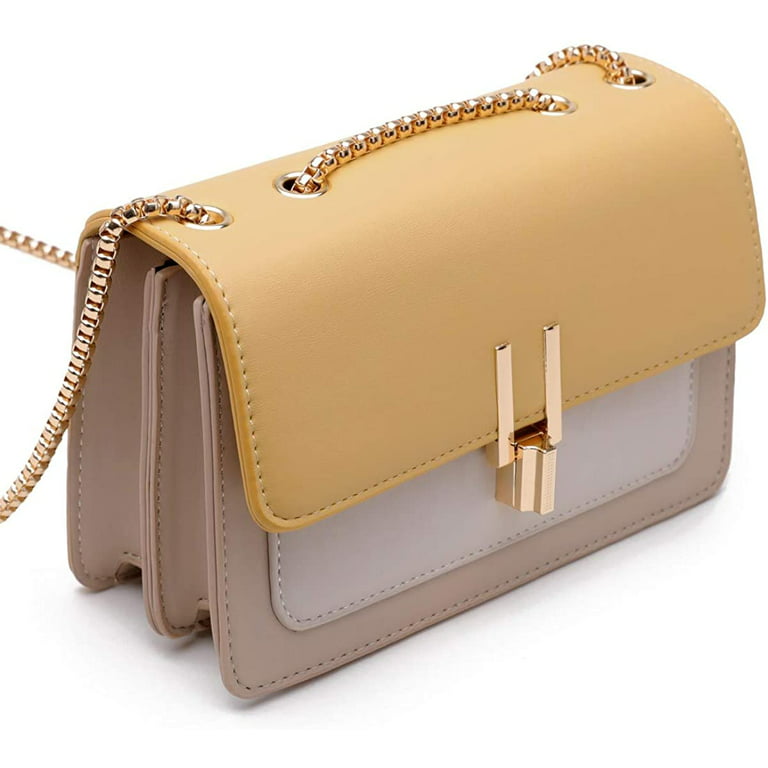 Women's Designer Gold Crossbody Bags