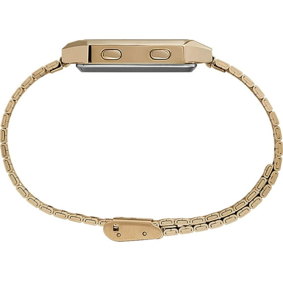 Timex 32.5 mm Q LCA Timex Reissue Digital LCA Stainless Steel Gold/Digital/Gold One Size