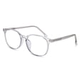thumbnail image 3 of Gafas Redondas Cristal Azul Bloqueadoras de Luz Azul Brookstone, 3 of 5