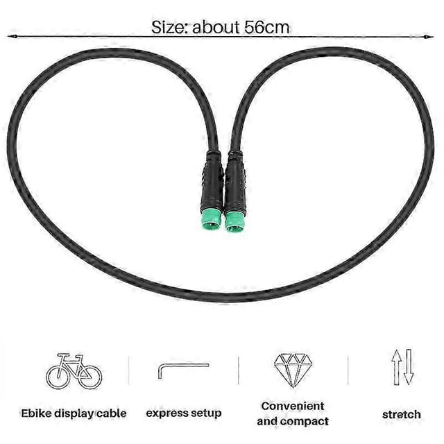 Electric Bicycle Ebike 5 Pin Male to Male Display Extension for Motor BBS01/BBS02/